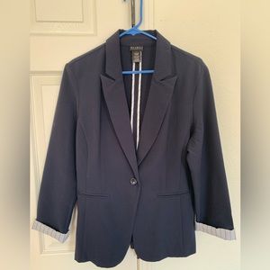 Navy Blue Soho Apparel Ltd. Women’s size Large Blazer